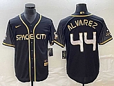 Men's Houston Astros #44 Yordan Alvarez Black City Connect Cool Base Stitched Baseball Jersey,baseball caps,new era cap wholesale,wholesale hats